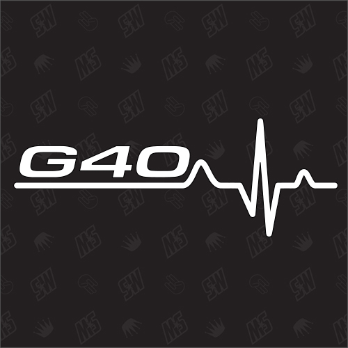 G40 Herzschlag - Sticker
