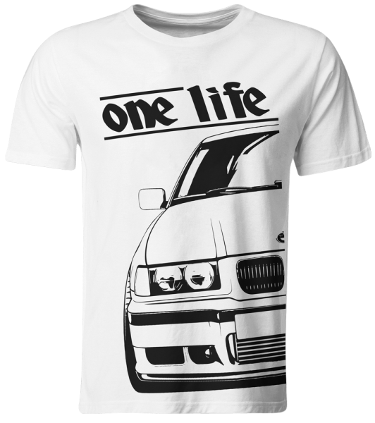 one life - T-Shirt / BMW E36 M