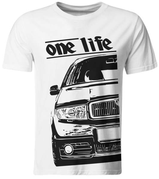 one life - T-Shirt / Skoda Fabia 6Y RS
