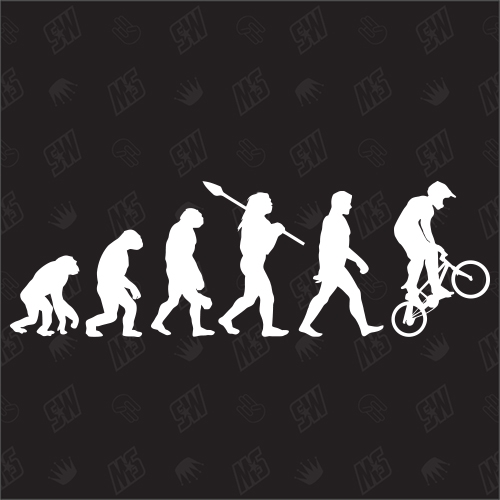 Evolution BMX - Sticker, Aufkleber, Affen, Uhrzeit