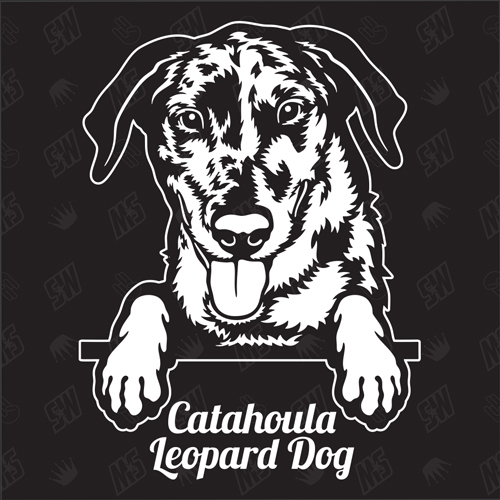 Catahoula Leopard Dog Version 1 - Sticker, Hundeaufkleber, Autoaufkleber