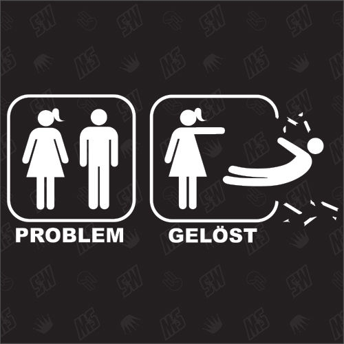 Problem - Gelöst - (for girls) Sticker