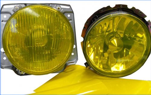 Scheinwerfer Folie Gelb 200 x 30 cm Tönungsfolie Rückleuchten