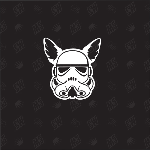 Star Wars Family - 1 Hund einzeln Version 1 - Sticker, Hundeohren