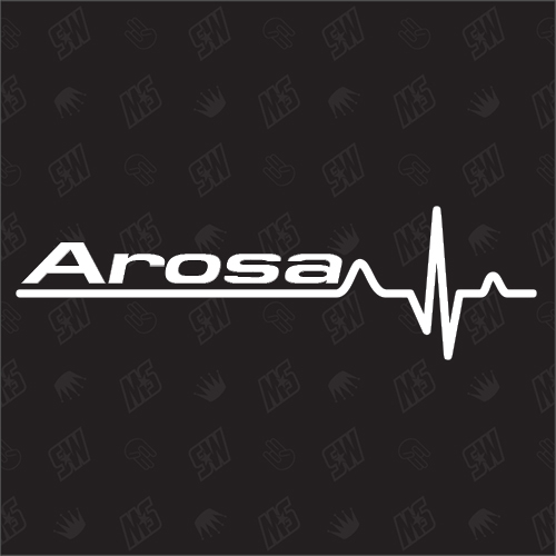 Arosa Herzschlag - Sticker kompatibel mit Seat