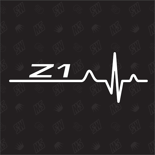 Z1 Herzschlag - Sticker