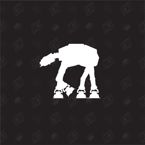 Star Wars Family - 1 AT-AT als Hund einzeln - Sticker