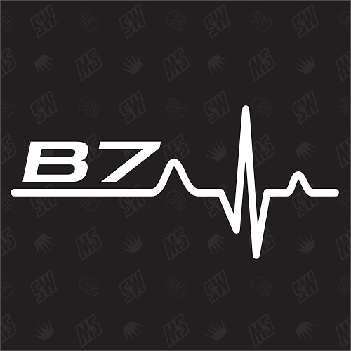 B7 Herzschlag - Sticker